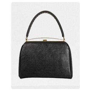 vintage 60's pebbled leather handbag